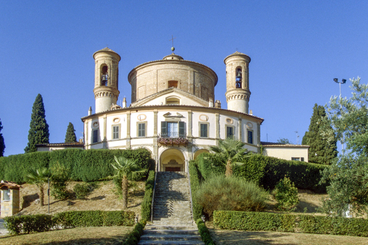 Der Santuario Madonna di Belvedere bei Città di Castello
