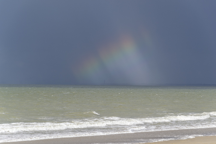 Regenbogen über der Nordsee