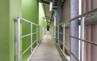 Der "Catwalk" der MVA Bonn: 30m über Grund